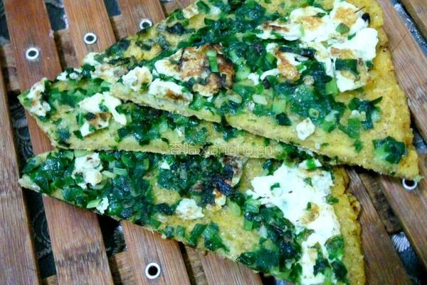 玉米韭菜饼的做法图解10