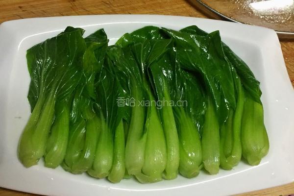 蚝油小白菜的做法图解4
