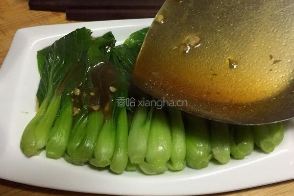 蚝油小白菜的做法图解10