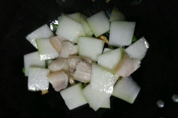 肉炒冬瓜的做法图解10