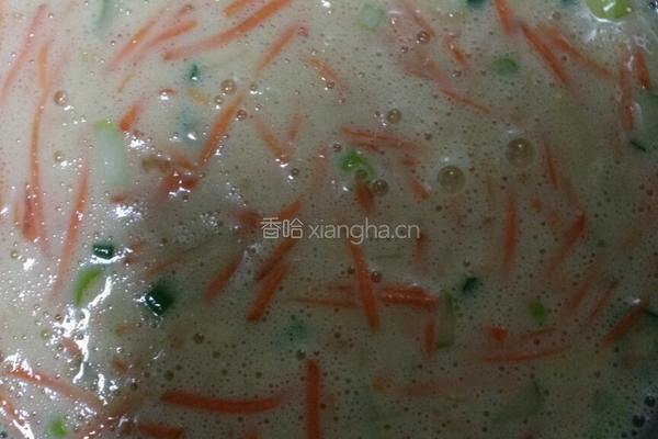 胡萝卜鸡蛋饼的做法图解8