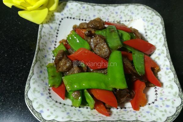 荷兰豆炒腊肠的做法图解7