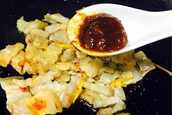 香蒜辣炒回锅肉的做法图解8