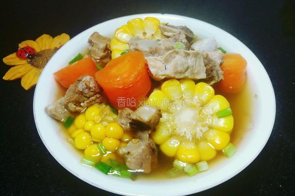 玉米胡萝卜炖排骨的做法图解7