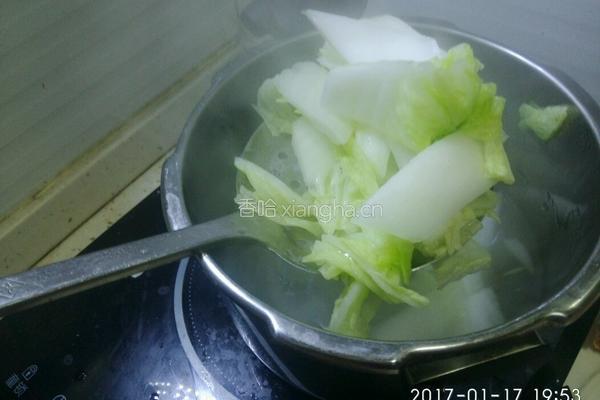蚝油大白菜的做法图解3