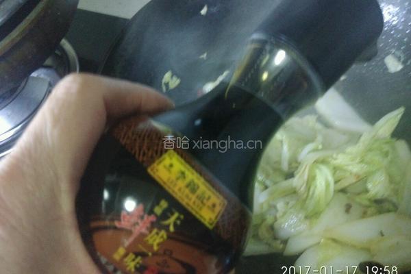 蚝油大白菜的做法图解8
