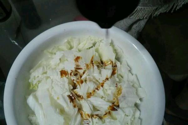 过年醒酒清口白菜的做法图解4