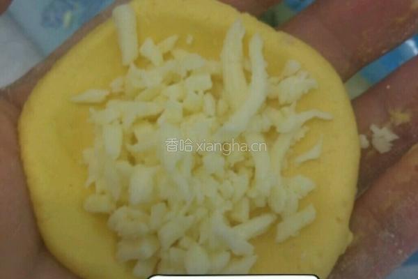 奶香奶酪芝麻球的做法图解4