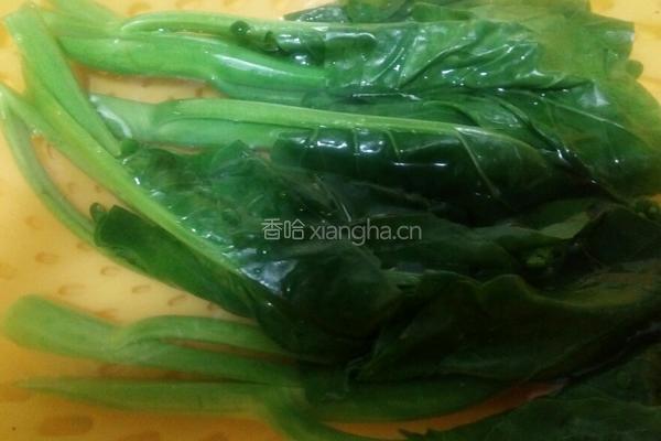 芥兰黄豆的做法图解7