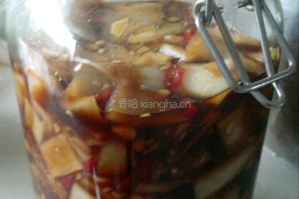 酱腌爽脆萝卜皮的做法图解9