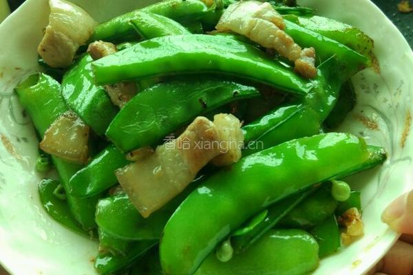 荷兰豆炒肉的做法图解6