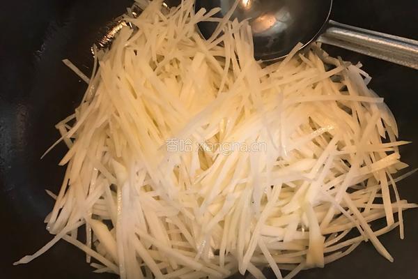 醋溜土豆丝盖饭的做法图解9