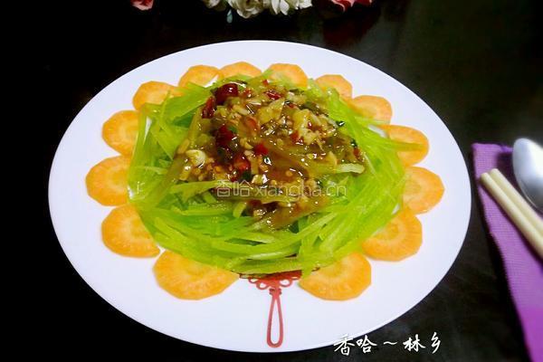 凉拌莴笋丝的做法图解10