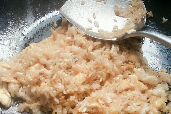 酱油蛋炒饭的做法图解8