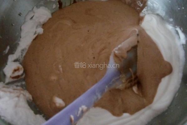 六寸可可戚风蛋糕的做法图解7