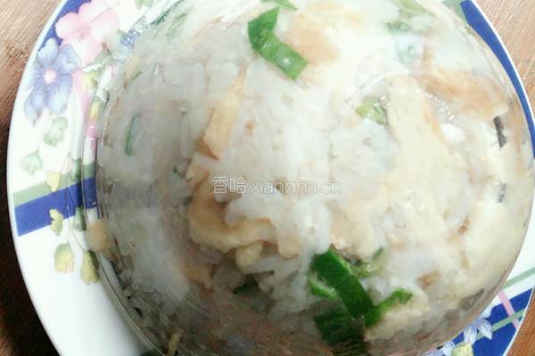 青蒜蚝油炒饭的做法图解11