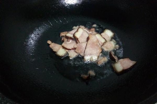 腊肉荷兰豆的做法图解9
