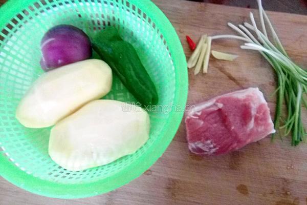 土豆肉片的做法图解1