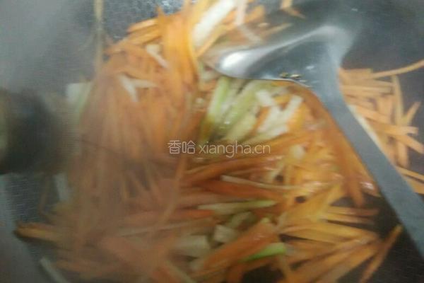 素炒萝卜丝的做法图解4