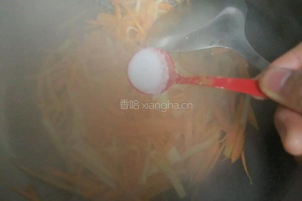 素炒萝卜丝的做法图解5