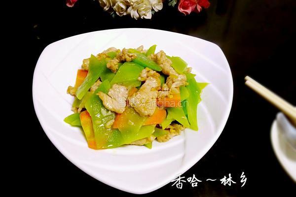 莴笋炒肉的做法图解16