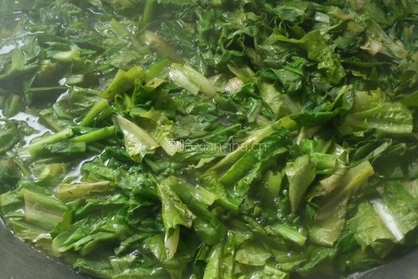 凉拌油麦菜的做法图解2