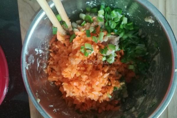 饺子皮韭菜肉饼的做法图解5
