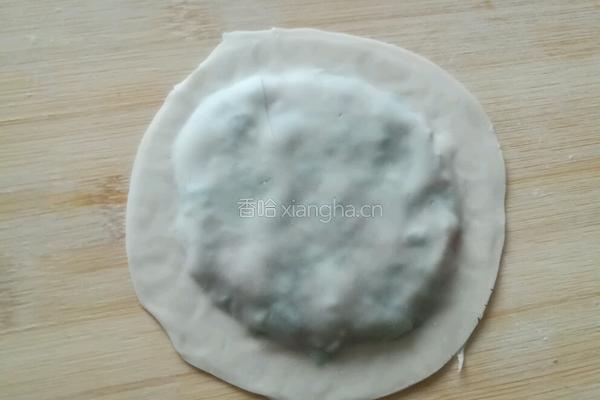 饺子皮韭菜肉饼的做法图解8