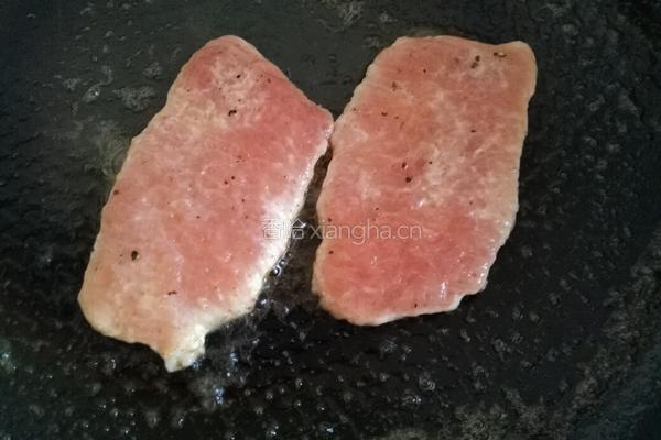 自制黑胡椒猪排的做法图解12
