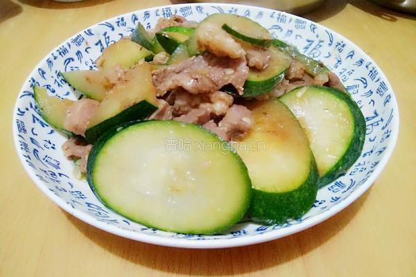 节瓜炒梅头肉的做法图解6