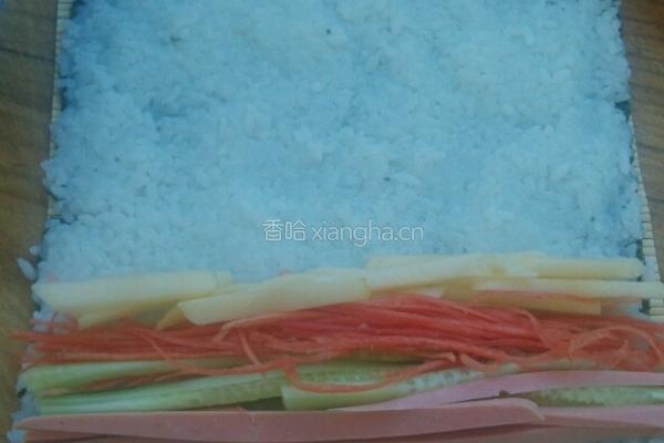 火腿寿司的做法图解2
