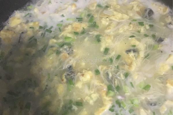 香菇鸡蛋面线糊的做法图解7