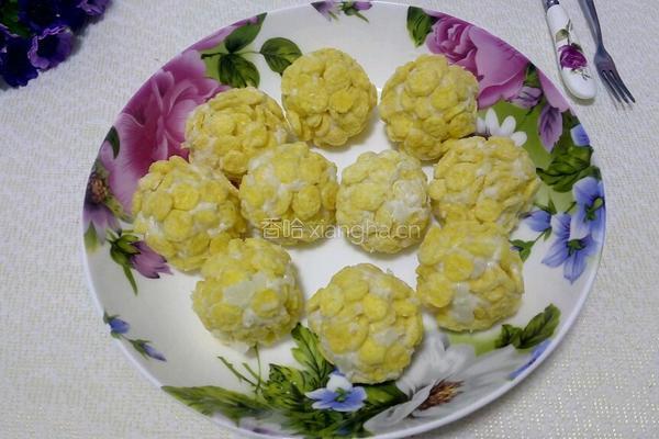 山药玉米球的做法图解7