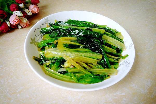 蚝油油麦菜的做法图解9