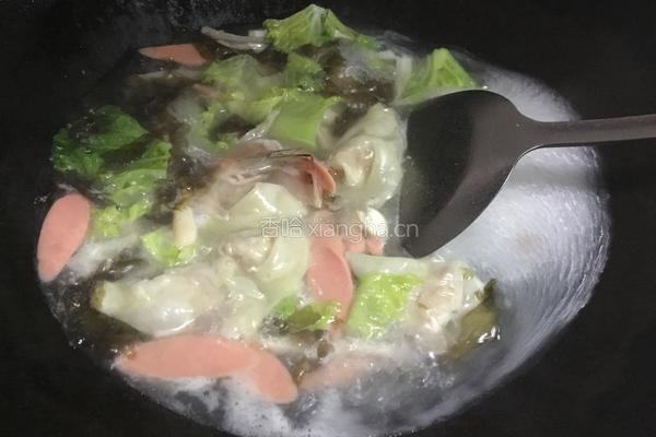 三鲜抄手（馄饨）的做法图解6