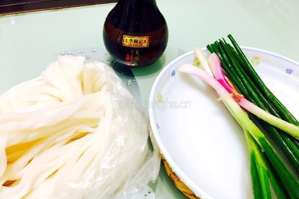 鲜味素炒山水河粉的做法图解1