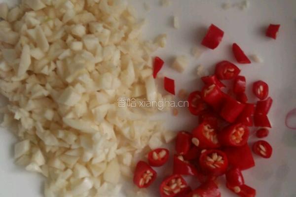 蒜蓉粉丝娃娃菜的做法图解2