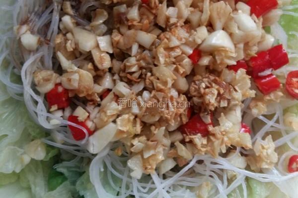 蒜蓉粉丝娃娃菜的做法图解5