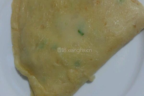 葱花鸡蛋薄饼的做法图解5