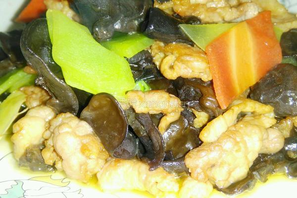 木耳肉片的做法图解6