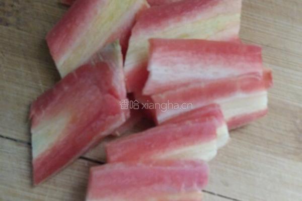 豌豆白玉菇的做法图解2