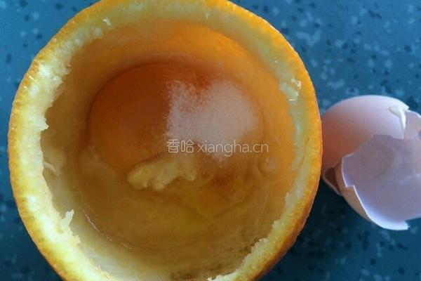 橙子鸡蛋的做法图解3