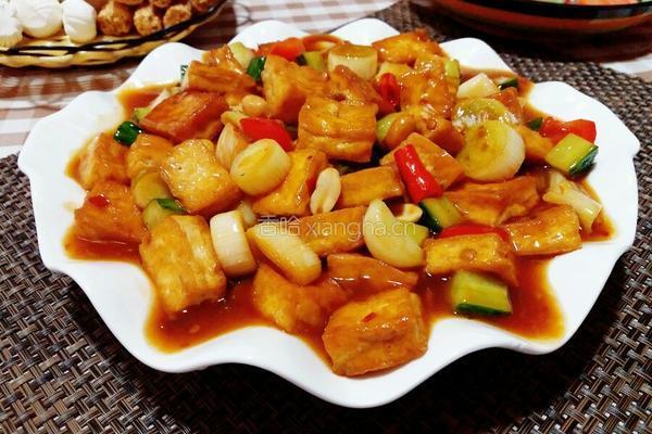 宫保豆腐的做法图解16