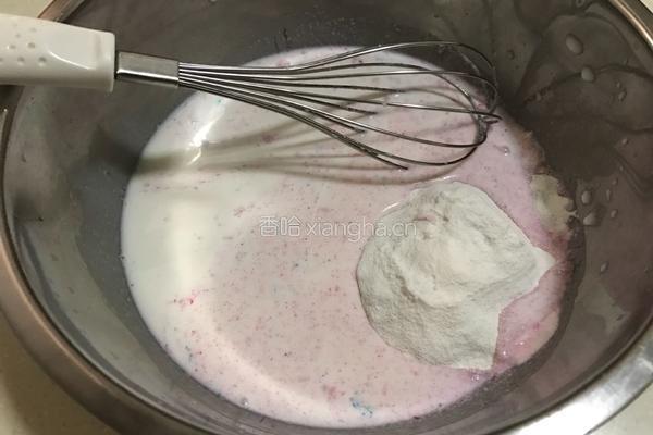 香芋冰激凌的做法图解2