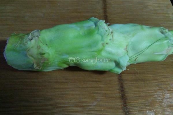 素炒芥菜头的做法图解1