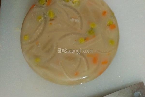 彩色猪皮冻的做法图解8