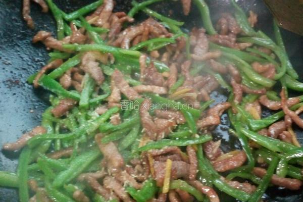 青椒炒肉的做法图解8