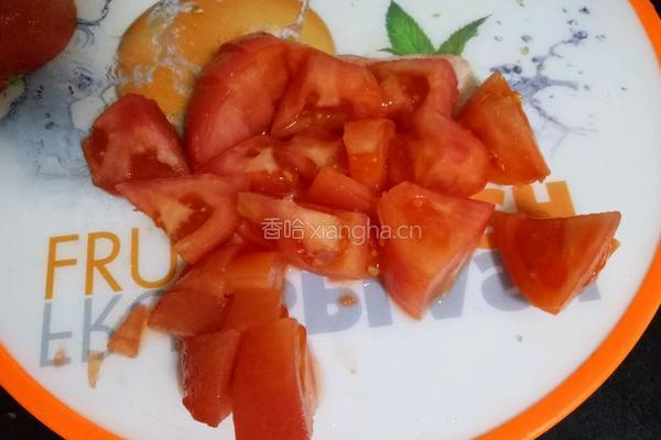 宝宝辅食茄汁打卤面的做法图解3