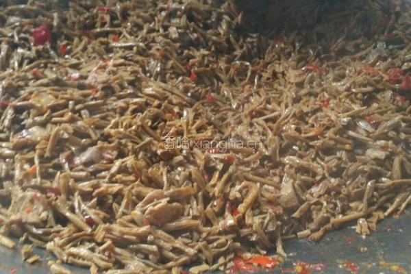 干豇豆炒肉的做法图解3