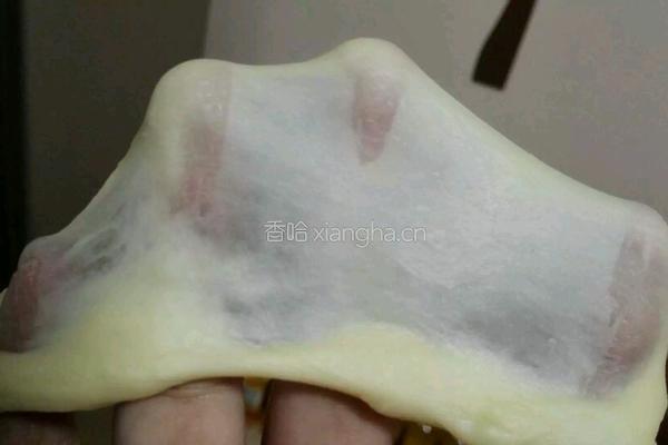 淡奶油豆沙面包的做法图解3